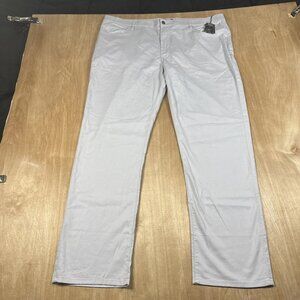 Travis Mathew Trifecta 2.0 Men’s Light Gray Chino Golf Pants Size 42 NWT